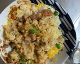 レンジ簡単クリーミーガパオ味炒飯弁当作り方12写真