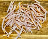 群馬特産の生芋蒟蒻でペペロンチーノ作り方3写真