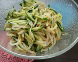 簡単！きゅうりともやしのサラダ作り方4写真