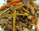 牛肉とごぼうのしぐれ煮風♥作り方4写真