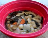 野菜の旨みたっぷり！レンジでけんちん汁作り方3写真