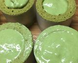 抹茶のホワイトチョコとムースのケーキ作り方8写真