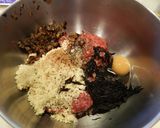 旭松粉豆腐＆ひじき入り和風ハンバーグ作り方1写真