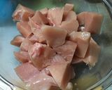 娘に伝える01：鶏むね肉のから揚げ作り方1写真