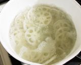 レンコンと水菜のシャキシャキサラダ作り方2写真