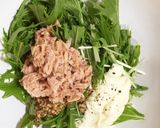 レンコンと水菜のシャキシャキサラダ作り方3写真