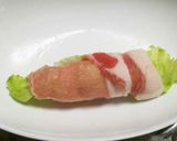 とろーりチーズの明太チーズレタス豚巻き♥作り方5写真