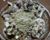 3種キノコと、とろろ昆布の焼き和え作り方3写真