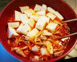 ☆あったか豚バラとキムチ豆腐の煮込み☆作り方6写真