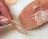 ✿ ぴらぴら鶏胸肉のオイスターソース炒め作り方4写真