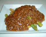 アスパラのたっぷり牛肉あん作り方6写真