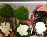 豚肉のクリームチーズ巻き作り方1写真