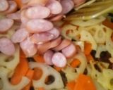 蓮根のガーリックバター醤油炒め(サラダ)作り方3写真