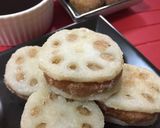 れんこん挟み揚げ♪♪豚肉の竜田味☆作り方7写真