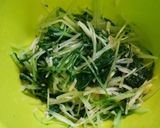 水菜とリンゴのナムル作り方4写真