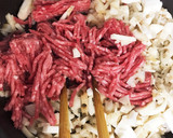 蓮根とエリンギ&肉炒めのオムレツ作り方4写真