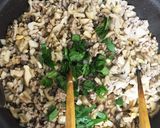 蓮根とエリンギ&肉炒めのオムレツ作り方8写真