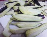 生姜の効いた　茄子のポン酢炒め作り方1写真