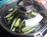 生姜の効いた　茄子のポン酢炒め作り方3写真