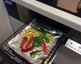 パプリカとピーマンの付け合せ作り方1写真