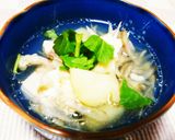 ホッコリぃ☆鶏と牛蒡のおつけ【お吸い物】作り方9写真