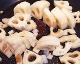 簡単☆10分で甘酸っぱいきんぴらレンコン作り方1写真