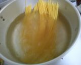 ランチに簡単♪アサリの クリームパスタ!作り方4写真