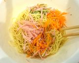 ボリュームアップ！野菜ゴマダレ冷やし中華作り方6写真