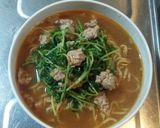 簡単♪豆苗と豚挽き肉の味噌ラーメン作り方7写真