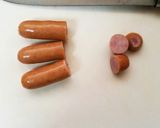 ☆おばけオムライスと指サラダ☆作り方1写真
