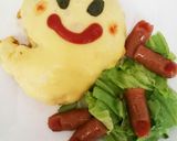 ☆おばけオムライスと指サラダ☆作り方18写真