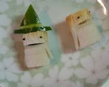 キャラ弁☆竹輪星人ハロウィン仮装に挑む★作り方8写真