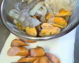 ✳シーフードのトマトソースパスタ✳簡単✌作り方1写真