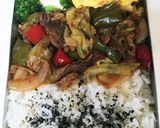 回鍋肉弁当作り方4写真