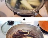 茄子と豚バラの、サッパリ煮。作り方2写真