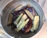 茄子と豚バラの、サッパリ煮。作り方3写真