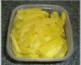 たくわんの油いため作り方1写真