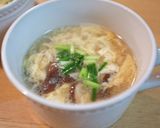 豚肉の茹で汁を活用！かきたま中華スープ作り方5写真