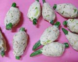 粉豆腐deアスパラガスのつくね焼き作り方4写真