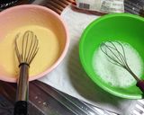 セリアの型でふんわり分厚いパンケーキ作り方2写真