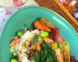 蓮根と旬のお魚のテリ♪シャキ☆混ぜご飯作り方4写真