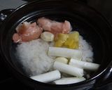 鶏胸肉のお腹においしいおかゆ作り方1写真