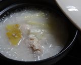 鶏胸肉のお腹においしいおかゆ作り方4写真