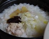 鶏胸肉のお腹においしいおかゆ作り方5写真
