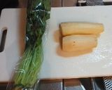 蓮根と海老のかき揚げ♪作り方1写真
