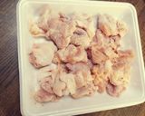 ＊鶏のあんかけ煮＊作り方1写真