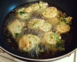 蓮根と海老のかき揚げ♪作り方5写真