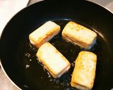 ジューシー揚げ豆腐の豚肉添え作り方2写真