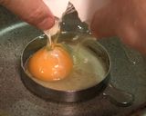 チーズ月見バーガー♪作り方7写真