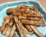 太めが旨い！唐揚げごぼうの甘辛炒め♡作り方9写真